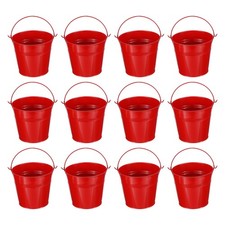 12 Pièces Seau Métal Mini