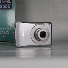 Canon IXUS 65 6.0MP Digital Compact Camera Silver, SD Card, Manual | Refurbished