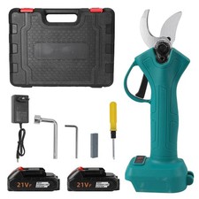 Sécateur Electrique Sans Fil Jardin Branche Lame Taille Arbre Fruitier Bois Neuf