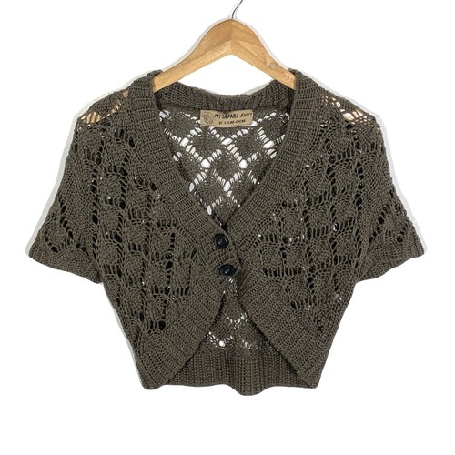 Pull gilet boléro maille - gilet,