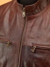 Mens Brown Leather Jacket /