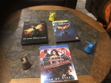 ??? LOT BLU-RAY DVD BATMAN DARK KNIGHT RISES SUPERMAN MAN STEEL NEUF TBE