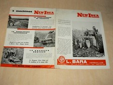 Prospectus Ensileuse NEW IDEA Bara  Tracteur Tractor Traktor Prospekt Brochure