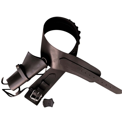 Western leather gun - western,