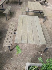 Table De Jardin Avec Banc En