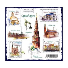 France feuillet F 4637 Capital Européennes Copenhague Neuf** 2012