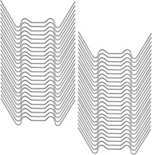 Lot de 50 pinces pour serre plaque alvéolaire de fixation pour serre accessoi...