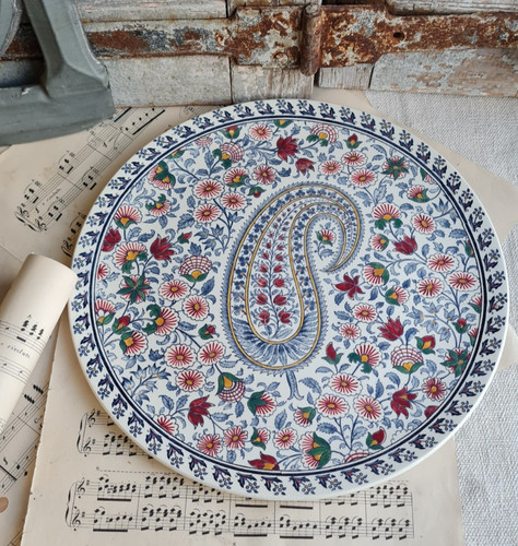 Ancien grand plat tarte - ancien,