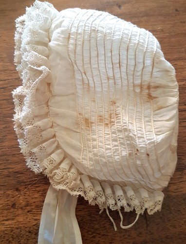 Poupée bonnet blanc cassé - poupÉe, -bonnet