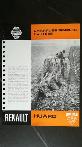 Prospectus tracteur matériels