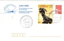 3309+ FDC  ENVELOPPE  20° ANNIVERSAIRE DU TUNNEL ROUTIER DE FREJUS