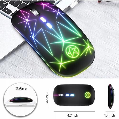 Souris sans fil led - fil, optique