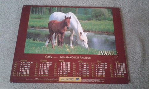 Calendrier des postes almanach - des,