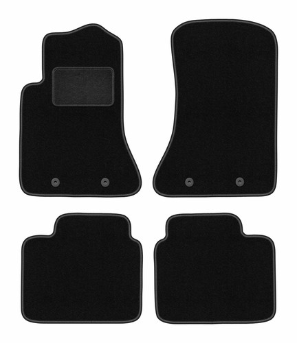 Tapis sol velours noir - sol, en
