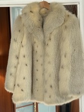 Veste fourrure Véritable Renard Lynx - G.R FISCHELIS Très Grande Qualité