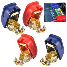 Cosse de Batterie 12V Serrage Rapide 2 Paire Connecteur Borne Batterie de Voi...