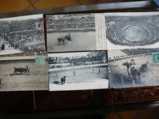 6 CARTES POSTALES ANCIENNES ARENES DE NÎMES et BEZIERS
