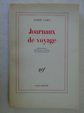 CAMUS (Albert). Journaux de