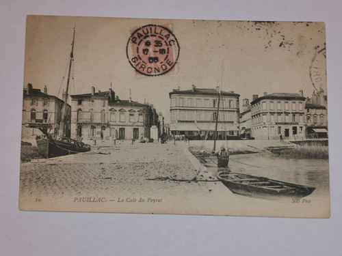 Cpa pauillac la cale - 33, du