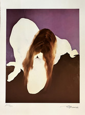 Robert-Louis Nicoïdski estampe originale signée femme érotism art Switzerland