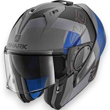 Casque Modulaire Shark Evo One 2 XS Bleu, Gris, Noir Slasher