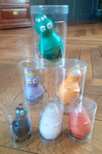 5 BARBAPAPA EN MOUSSE BARBANOSTRESS LEBLON DELIENNE  NEUF  EPUISE ORTF