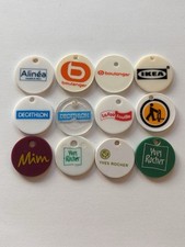 Lot X 12 Jetons De Caddie Différents Alinéa Boulanger Yves Rocher Décathlon …