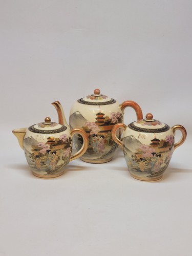 Ancien service thé - a, satsuma