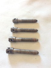 4 Vis Anciennes Tire-Fonds Fer Lit Armoire Buffet Enfilade XIX e siecle 