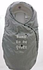 L'enfant do enveloppement bébé gris argenté pour maxi cosy..taille 3 mois
