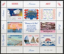 Timbre de Monaco feuillet N° 2240/2247  neuf ** MNH