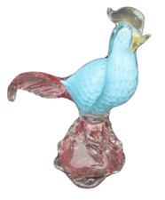 Statuette oiseau verre