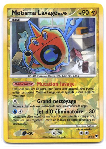 Carte pokémon motisma lavage - motisma,