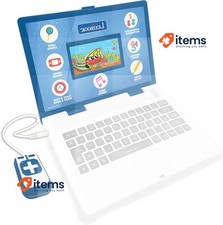 Lexibook, Éducatif Et Bilingue Ordinateur Portable Espagnol/Anglais Blanc/Bleu