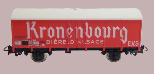 Wagon couvert jouef - wagon, biere