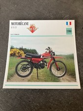 CARTE FICHE MOTO collection