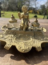 Encrier Bronze Amour & Ange