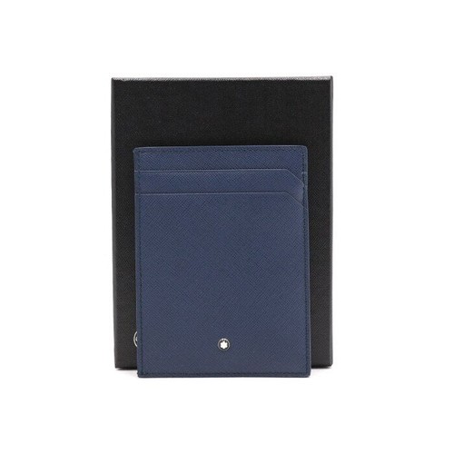 Montblanc indigo blue leather - montblanc,