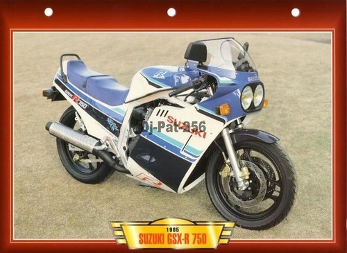 Fiche moto suzuki - fiche, 750