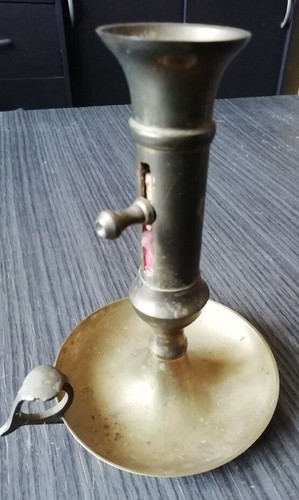 Ancien bougeoir cuivre - ancien,