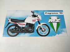 MZ Gamme 1992 Deutsche Prospectus Catalogue Brochure Moto