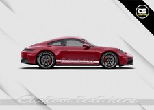 Bandes latérales personnalisée sticker Porsche 911/Cayman/Boxster/Macan/Cayenne