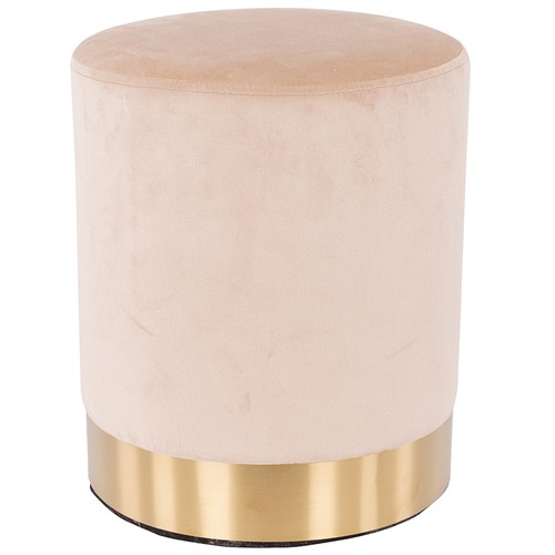 Pouf repose pieds - pouf, velours