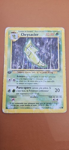 Carte pokemon chrysacier er - carte,