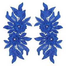 2Pcs 10x5" 3D Fleur Dentelle