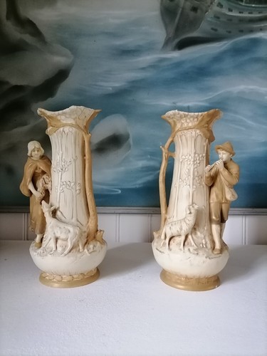 Royal dux paire - vases, en