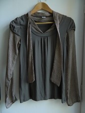 Blouse femme manches longues T 1 "Camaieu"