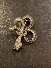 Rare Broche ancienne Marcassite Argent? French Antique Vintage Jewellery