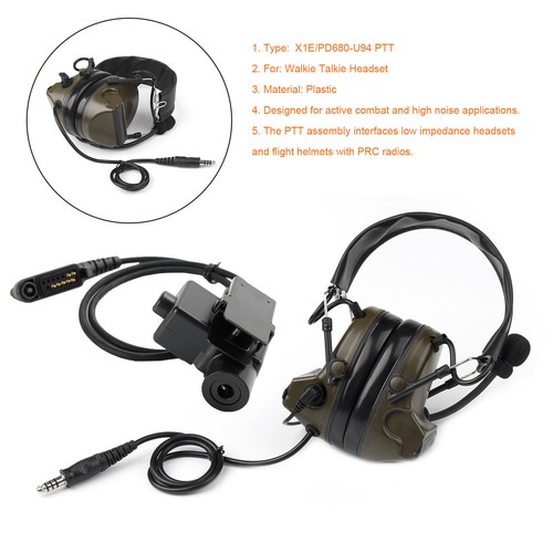 Tactical h50 headset pin - z, 6-pin