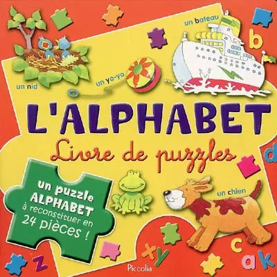 Alphabet livre puzzles - l'alphabet,